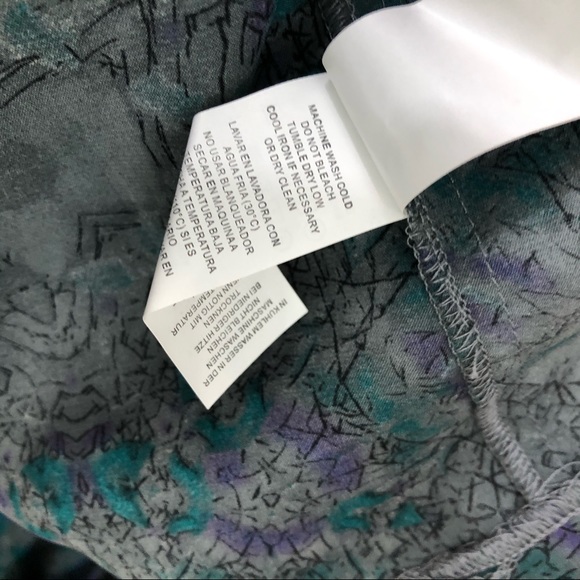 Kensie Short Circuit Dress Teal Zipper NWT Large - Picture 9 of 10